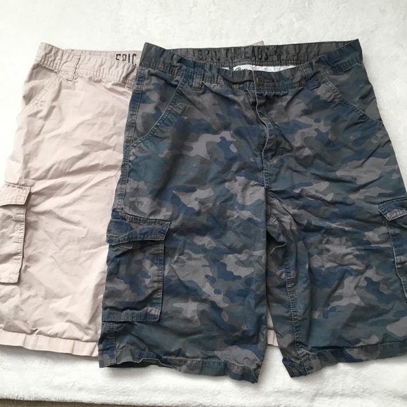 Epic Threads Other - Lot of 2 Boys Cargo Shorts Size 20